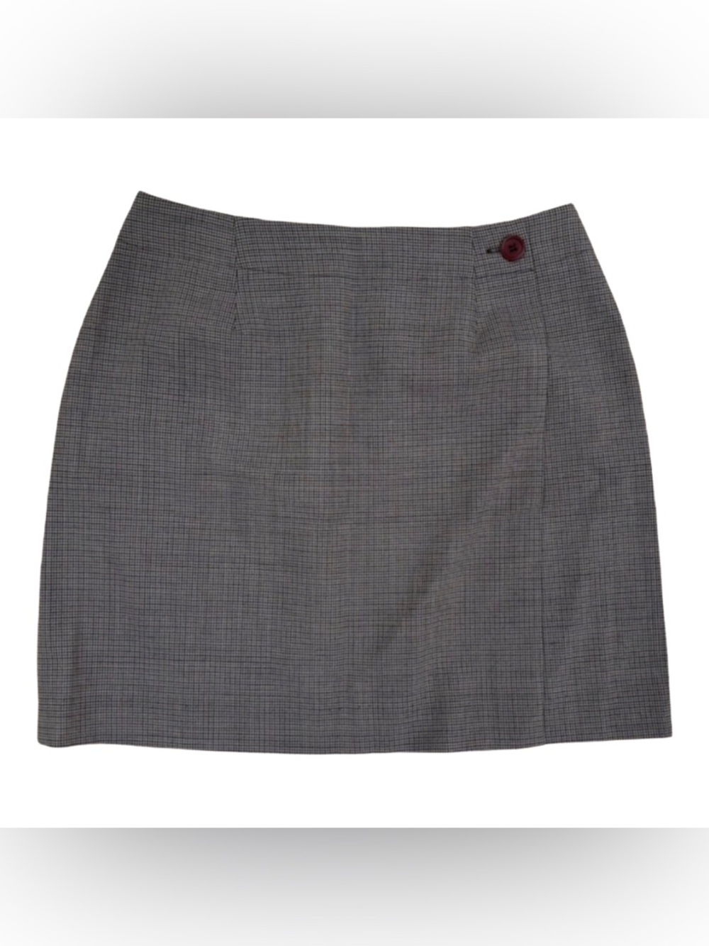 Y2K Office Siren INC International Concepts Wrap Mini Skirt